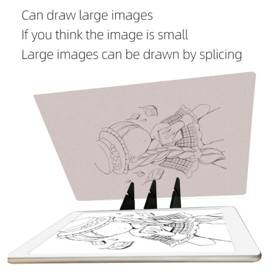 Оптическая доска для рисования Простая в использовании Проектор для обводки и рисования Многофункциональное Двустороннее Изображение