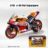 Майсто 1:18 2023 Команда Ducati Lenovo #1 Баньяйя Чемпионский пилот Moto GP Гонки литьевой сплав мотоцикл Коллекция моделей подарок игрушка