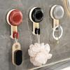No Punching Wall Hook Universal Behind Door Hanger New Vacuum Suction Cup Hook  Bathroom