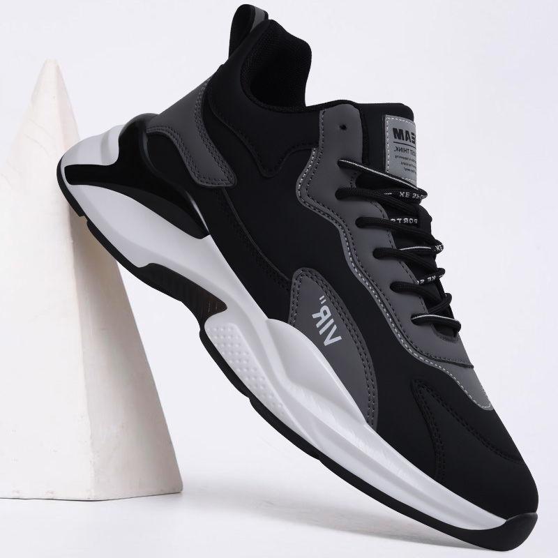 Tide Shoes Summer Breathable Soft-soled Casual Men's Shoes Fashion Trendy with Platform Sports Shoes Men's Shoes