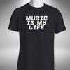 Music Is My Life T-Shirt Dj Clubbing Dance Rave Music House Techno Small To 5XL