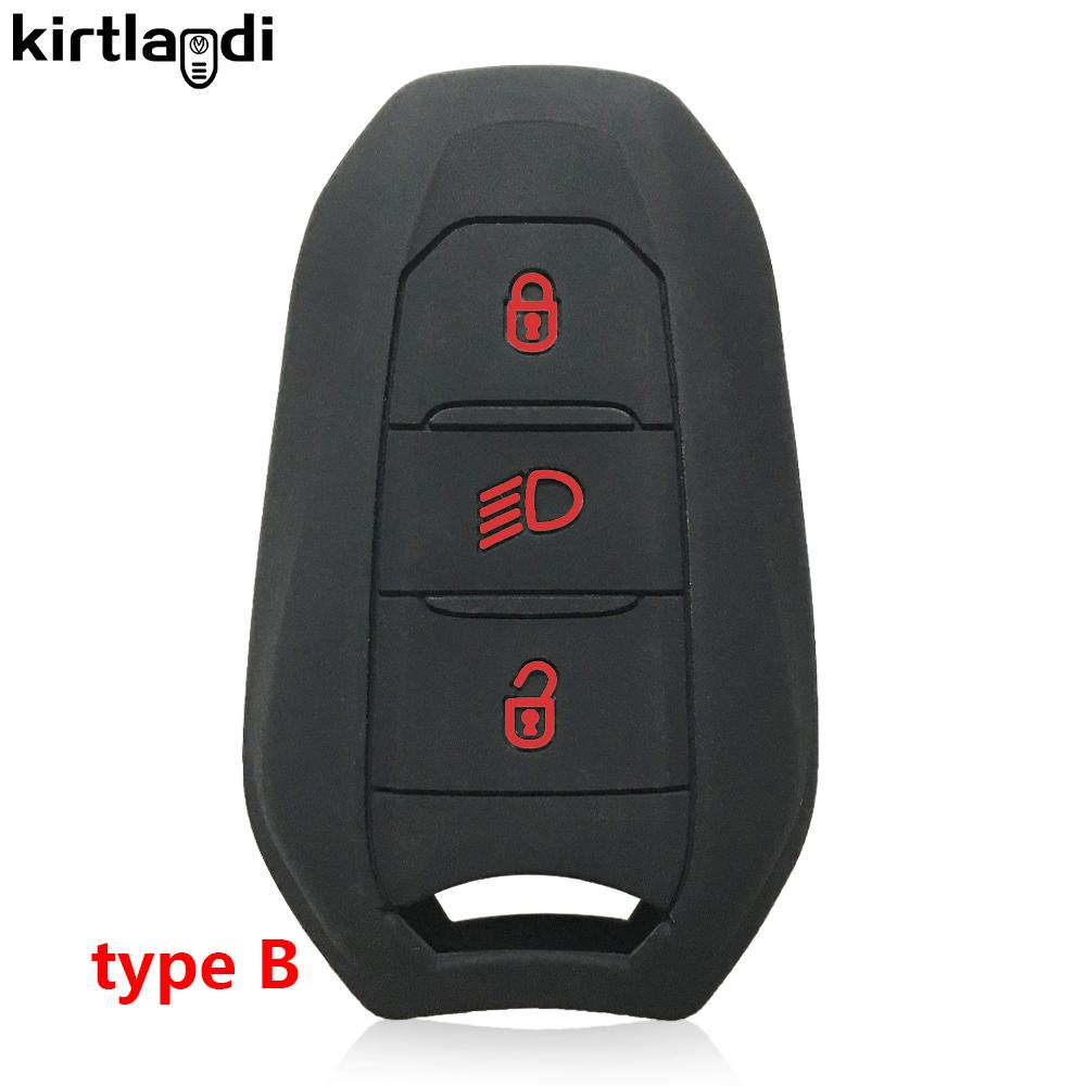 Для Fiat Scudo для Opel Combo для Peugeot Rifter 2020 207 208 307 308 407 408 5008 308SW 2008 для Citroen C4 Чехол-кожура для ключа