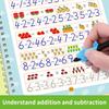 4 шт. Тетрадь для упражнений по письму, Практическая тетрадь, Набор рабочих тетрадей для отработки почерка с буквами, цифрами, английский язык, Прописи с углублениями, Рабочая тетрадь для учебной деятельности