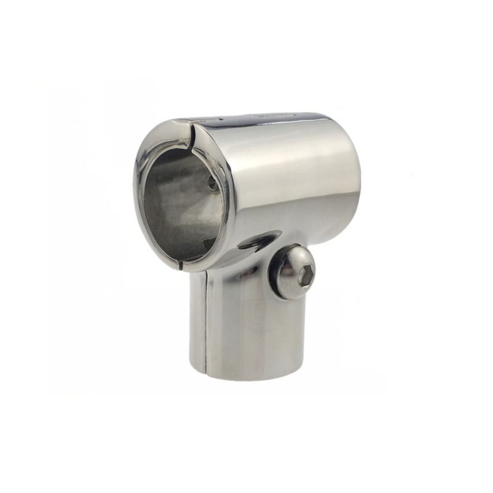 Corrosion Resistant Boat Hand Rail Fittings 90 Degree Stainless Steel Tee Marine Applications