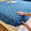Flannel Fleece Bed Sheet for Winter Warm Sofa Bed Matrimonial Coral Fleece Fluffy Fitted Sheets for Double Beds Sheets