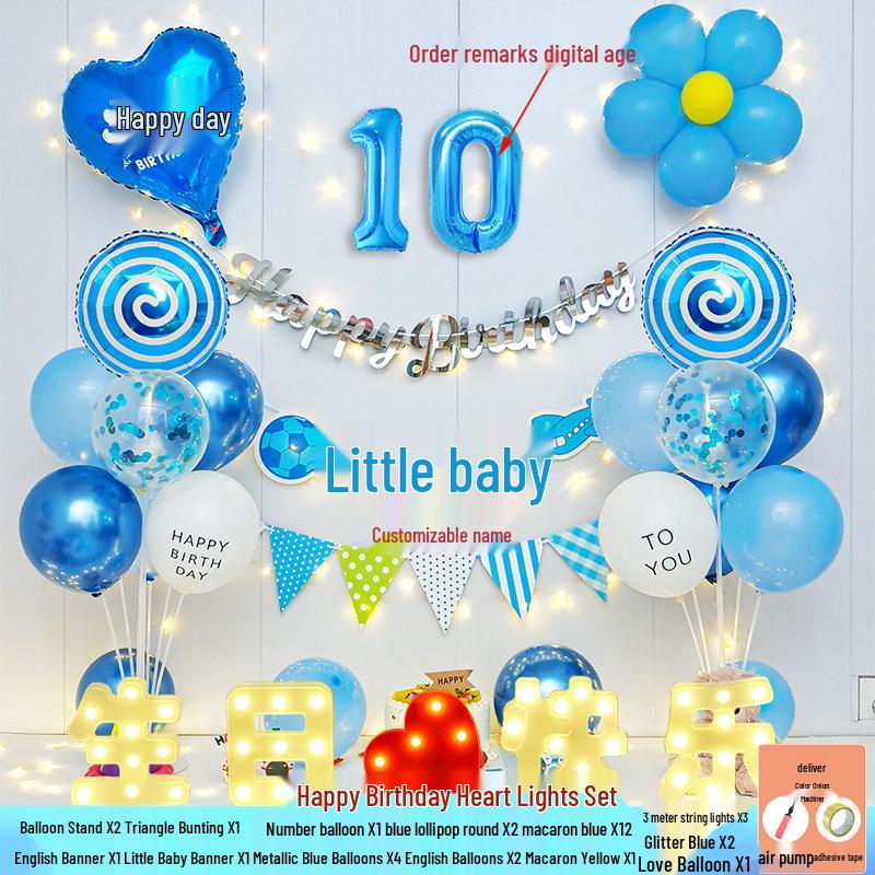 Воздушные шары на день рождения для девочек 7-8 лет - Украшение для домашней вечеринки и декор для фоновой стены