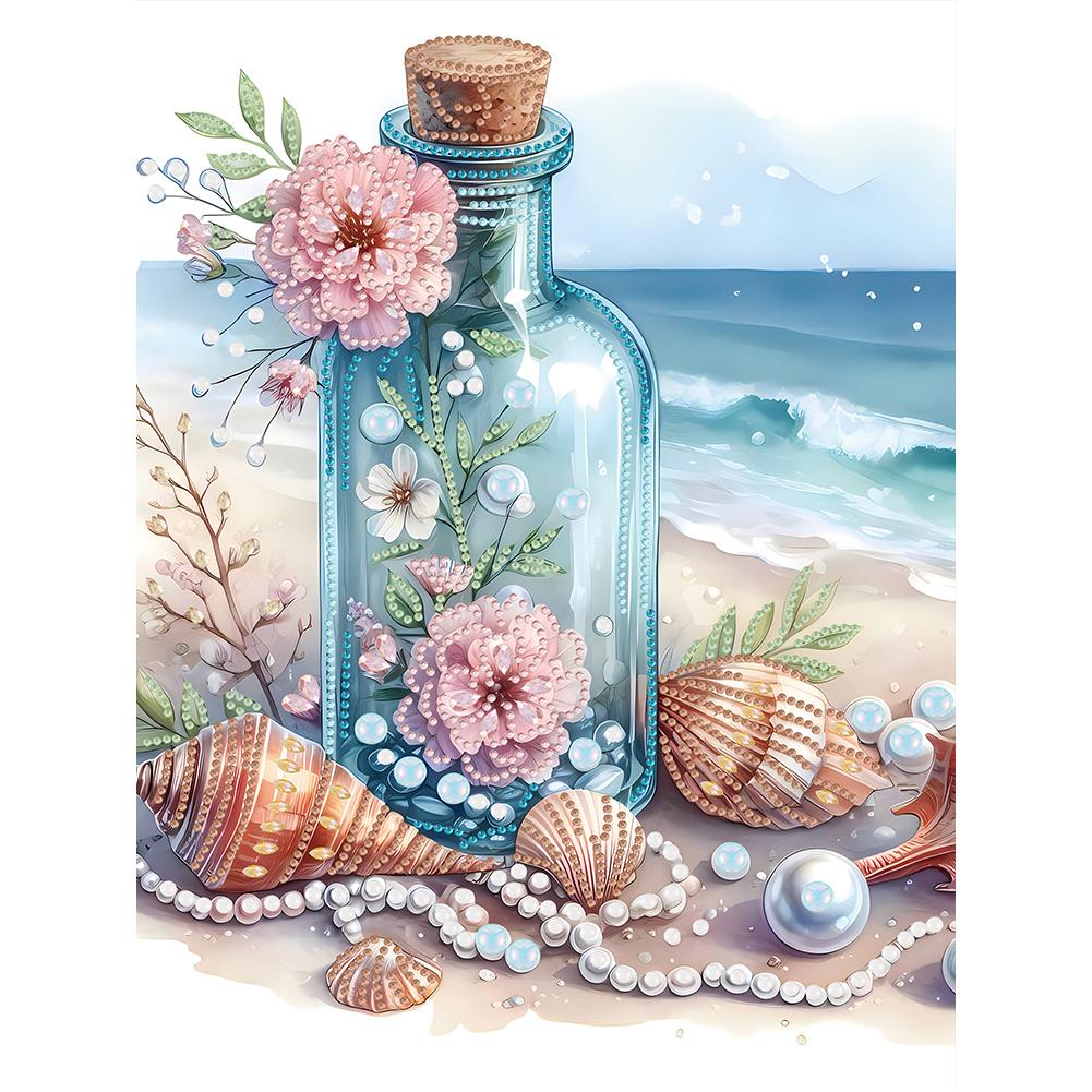 5D DIY Seashell Diamond Painting Series Частичная специальная форма сверла Diamond Painting Seashell Kit Decoration