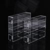 1 Piece Car Non Punching Adhesive Wall Transparent Storage Box 1:64 Acrylic Car Display Box For Car Model Toy Cabinet Rack