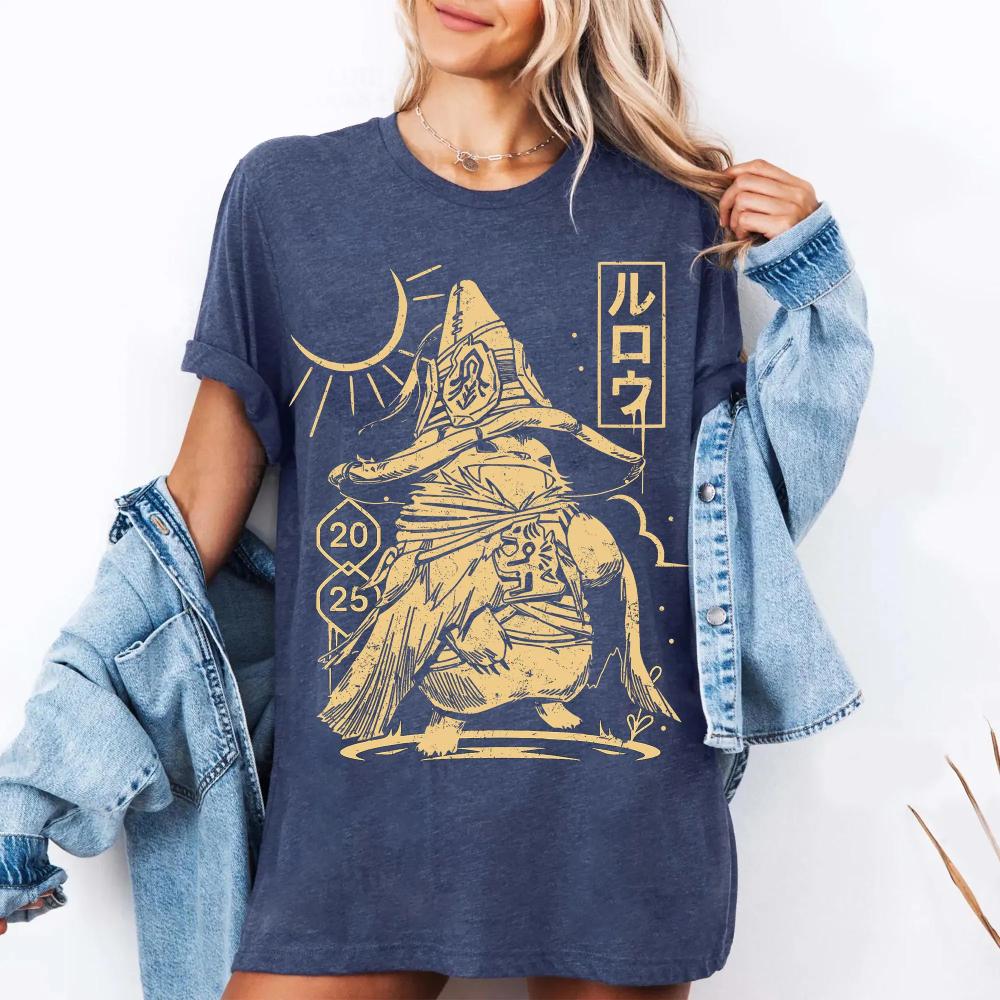 Футболка Monster Hunter Wilds Палико Rove Wudwud MH Rise MH World 90-е Винтажный Подарок Геймеру Фелине Унисекс Женская Всесезонная