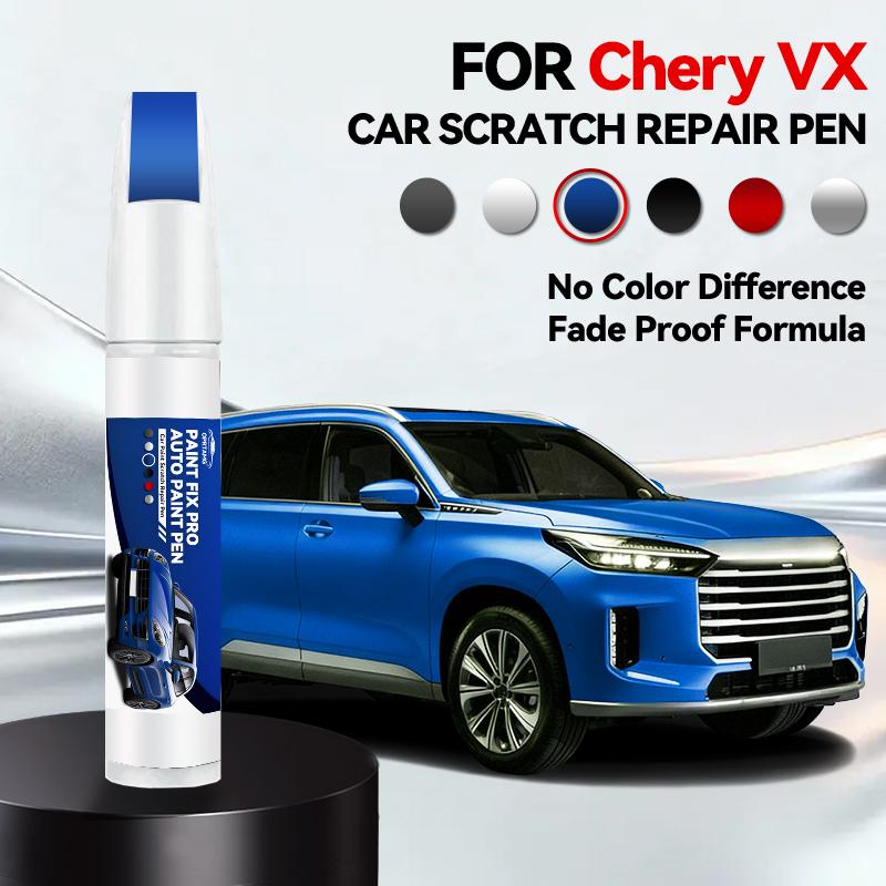 For Chery VX 1990-2026 Paint Repair Pen Touch Up Scratch Remover DIY Auto Accessories Black White Silver Gray Blue Red