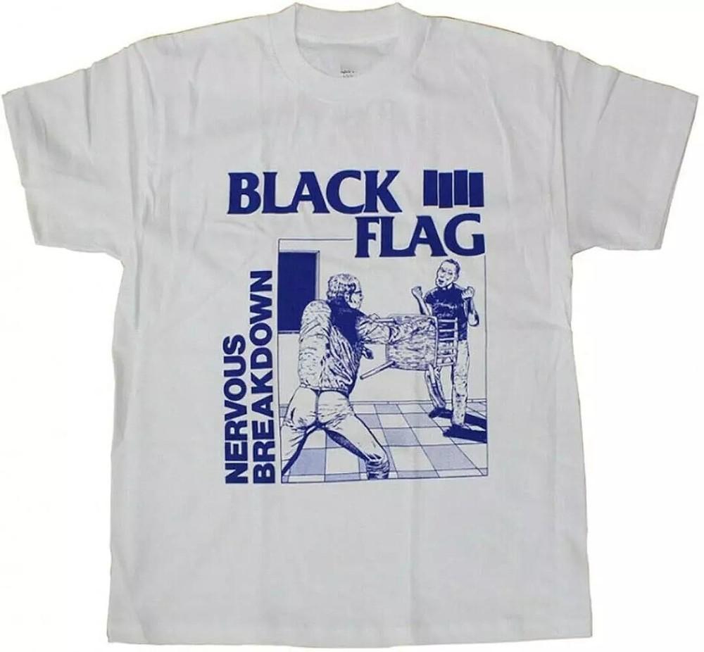 Футболка Black Flag Nervous Breakdown Панк-группа Футболка унисекс