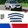 Козырек от дождя, дефлекторы, тент, накладка для HONDA CRV 2001-2006, аксессуары, хромированные погодные козырьки, защита от дождя и ветра