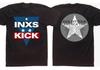 НОВЫЙ Хлопковый Черный Футболка Группы INXS Старт Американского Турне 1988 S-5XL BT527
