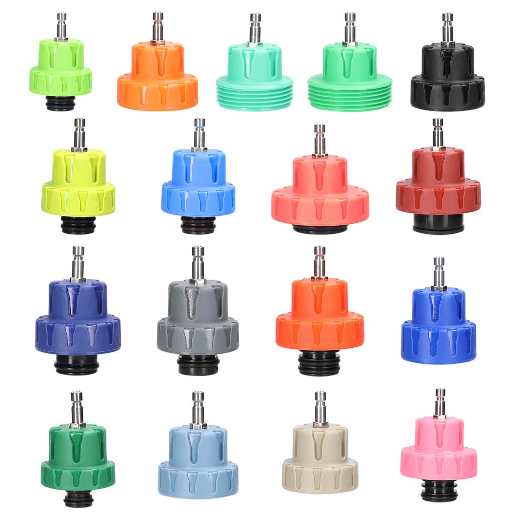 34-Piece Universal Radiator Pressure Tester Kit Automotive Vacuum Cooling Sytem Refill Kit Leak