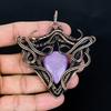 Purpurite Jewelry, 999 Copper Wire Wrapped Pendant Handmade Gemstone Jewelry, Gifts For Wife Brand New Pendant