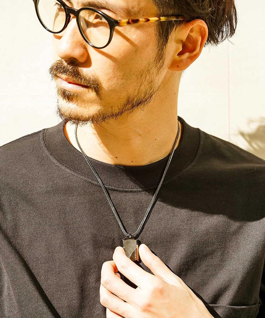 Ожерелье из нержавеющей стали [Полиция] ЧИСТОТА(L) Мужской 24920PSS-A