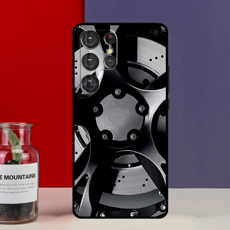 Чехол Funda со скоростью колеса спортивного автомобиля для Samsung Galaxy S25 Ultra S9 S10 S20 S21 FE S22 S23 Plus S24 Ultra
