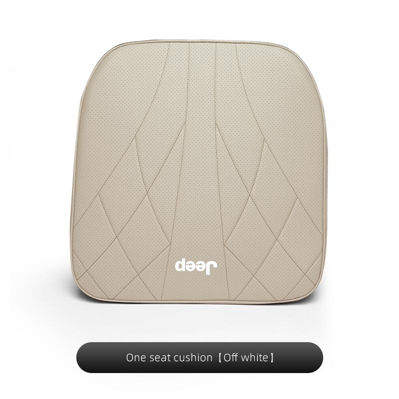 Quality Leather Car Cushion Waist Cushioning Seat Headrest For Jeep Grand Cherokee Wrangler JK Gladiator Compass Renegade Recon