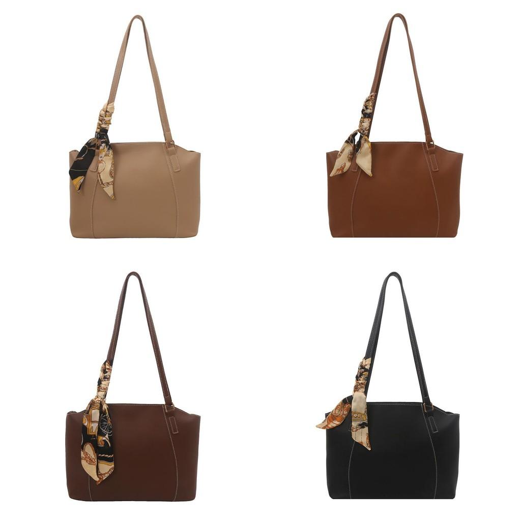 Womens Large Capacity Pu Tote Bag With Zipper Closure For Daily Commuting And Work
