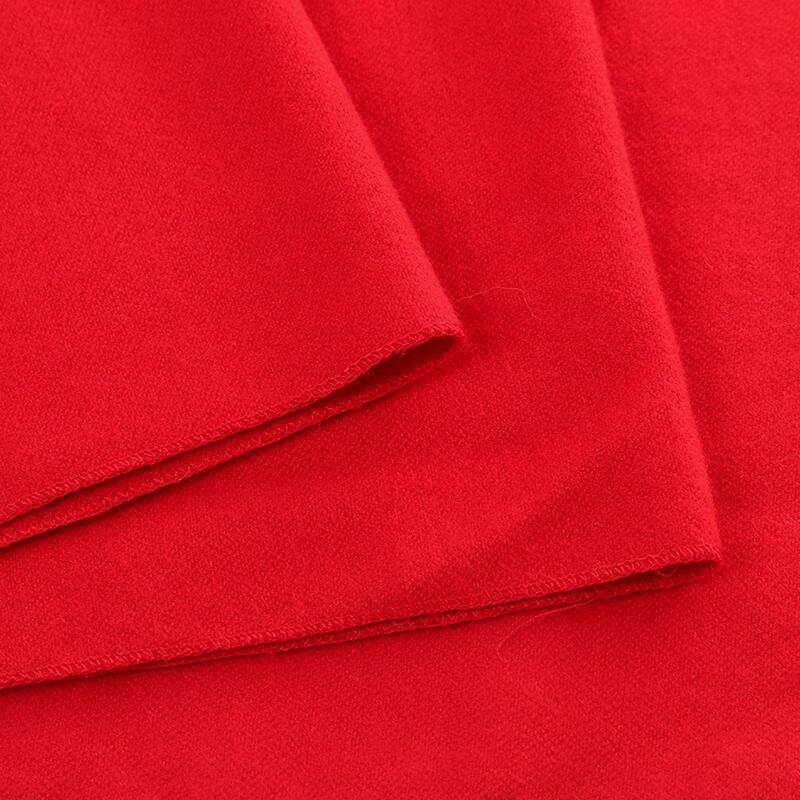 YUZHAOLIN Red Scarf Customized Embroidered Logo for Annual Meeting, Chinese Red Women's Winter Red Scarf, Red Wrap