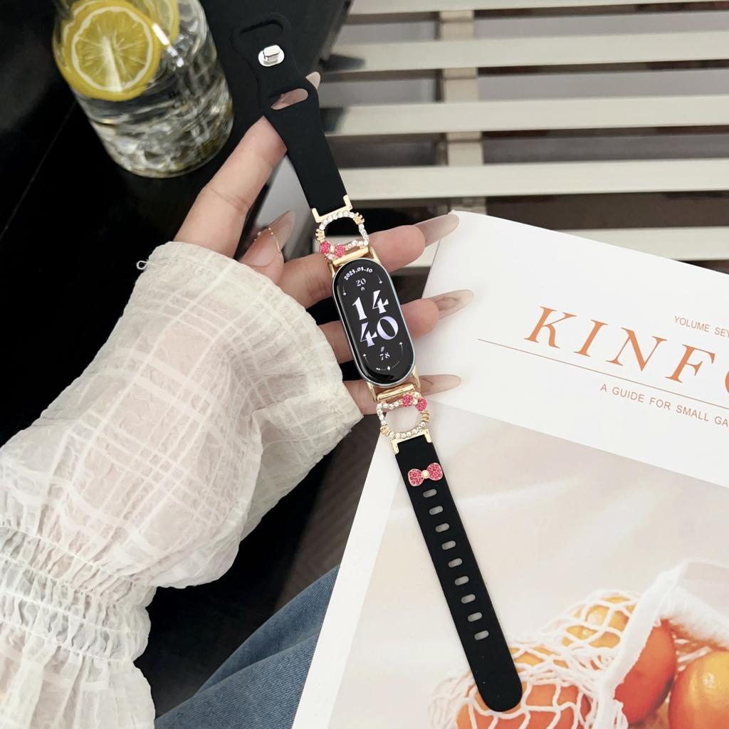 Ремешок для Mi Band 9 8 8pro 9 pro Global Smart Bracelet Pulseira для Xiaomi Mi Band 8 NFC Аксессуары для браслетов Redmi Band 4 5 Band