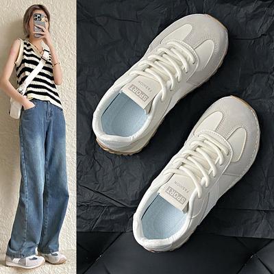 Весна и лето Новые туфли Forrest Gump на толстой подошве Универсальная повседневная спортивная обувь