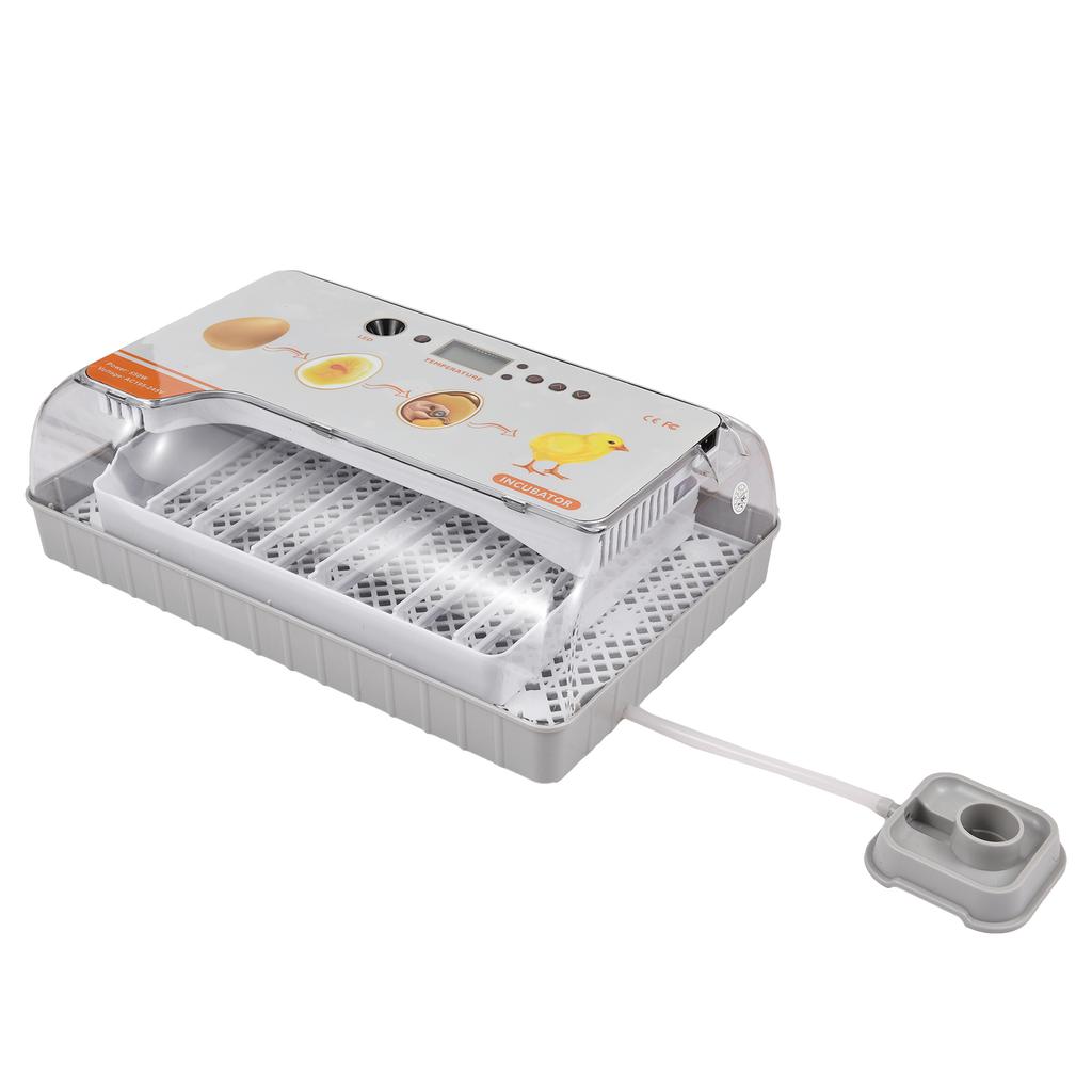 Цифровой инкубатор для яиц, инкубатор для птицы на 20 яиц с автоматическим поворотом яиц, контролем температуры, светодиодной подсветкой