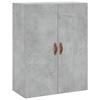 VidaXL Armoire murale gris béton 69,5x34x90 cm 828400