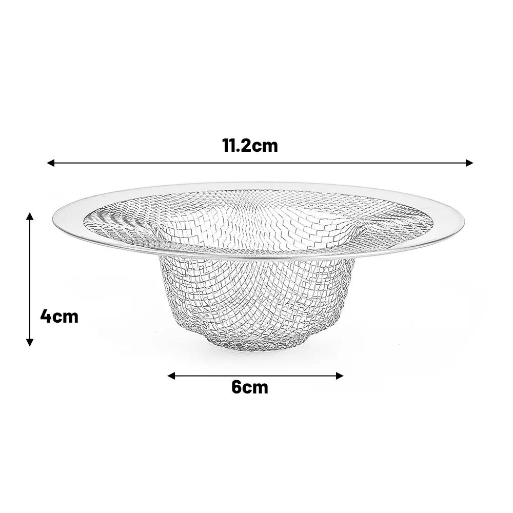 Kitchen Sink Filter Stainless Steel Sink Strainer Mesh Bathroom Floor Drains Catcher Waste Drain Hole Filter Kitchen Accessories