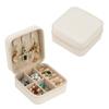 Compact Design Portable Jewelry Box Zipper Closure Jewelry Organizer  Jewelers Case