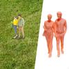 1/64 Couple Figures Unpainted Figure Model Train Railway Miniature Scenes Fairy