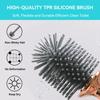 Toilet Brush And Holder,Elegant Toilet Bowl Brush Set With Ergonomic Long Handle,Decor Cleaning Accessories,Durable, Deep Cleaning