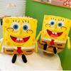 Очаровательная плюшевая игрушка Спанч Боба, мягкая набивная кукла, детская подушка для обнимания, подарок