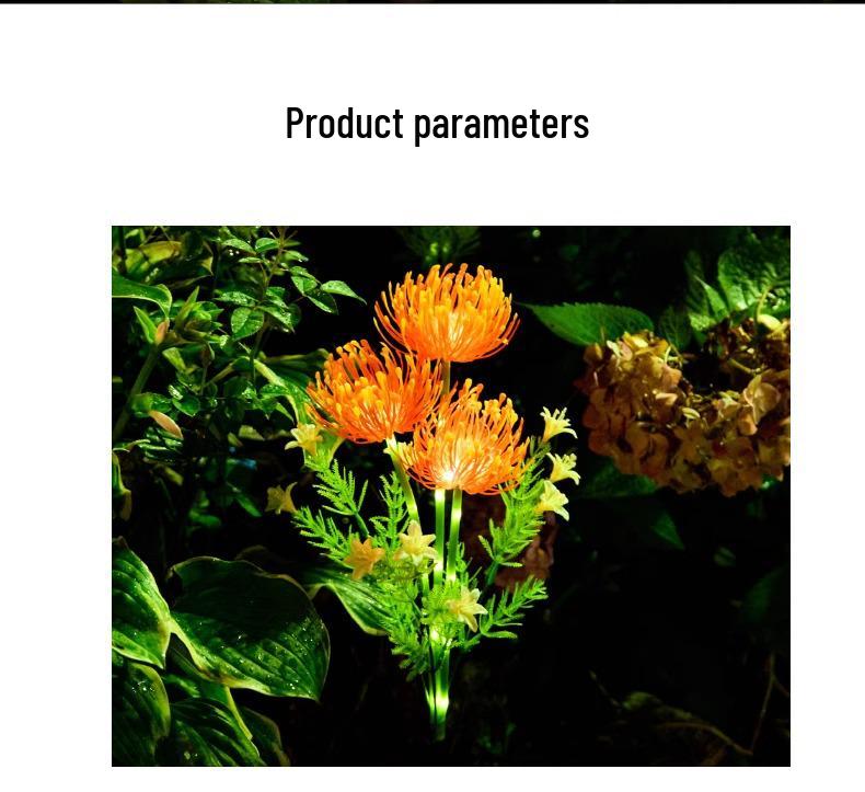 Lycoris Solar Garden Lights - Outdoor Firefly & Sunflower Decor