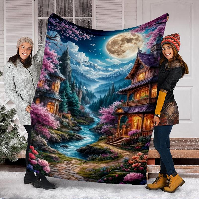 Firefighter Hero Art Fleece Printed Flannel Blanket, Warm Soft Throw Sofa Bed Blanket