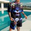Summer Men's 3D Printed T Shirts O-Neck Fashion Casual Short Sleeve And Shorts Sets Sportswear Cool Streetwear 2 Piece Set