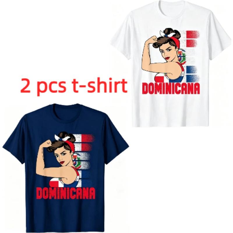 Funny Flag Women Pattern Print Men's T-shirt Summer Men's and Women's Casual Fashion Tops Men's Short Sleeve T-shirt Oversize Clothing
