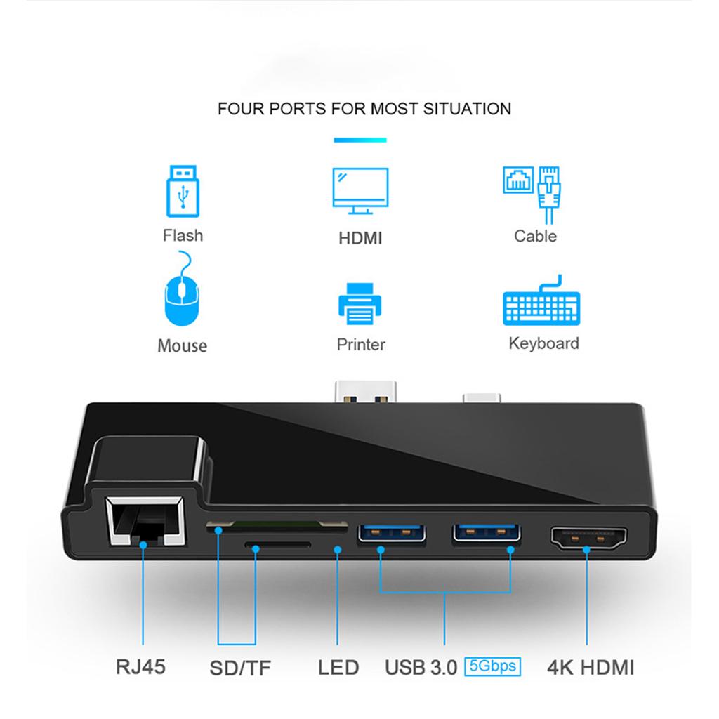 Док-станция usb-концентратор концентратор usb-разветвитель конвертер 3.0 док-станция расширения