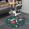 1pc Christmas ornaments Chair Carpet for Office, Soft Flannel Throw Mat, Perfect for Office,Holiday Party Decoration Choice yy251113073