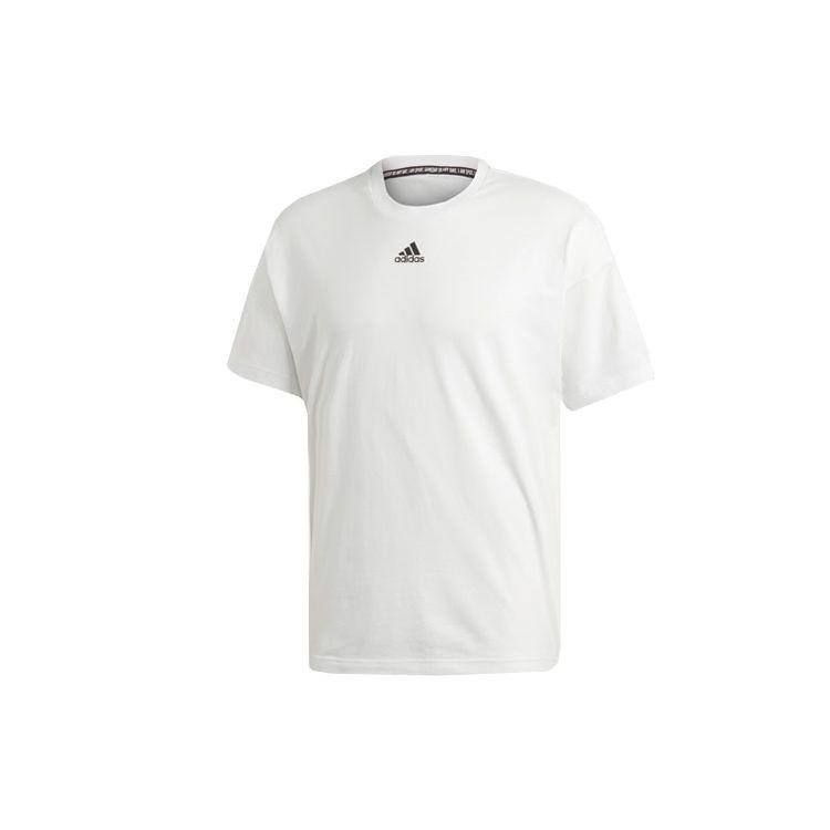 Adidas 3-Stripes Crew Neck Sports Tee Men Tops White DX7656