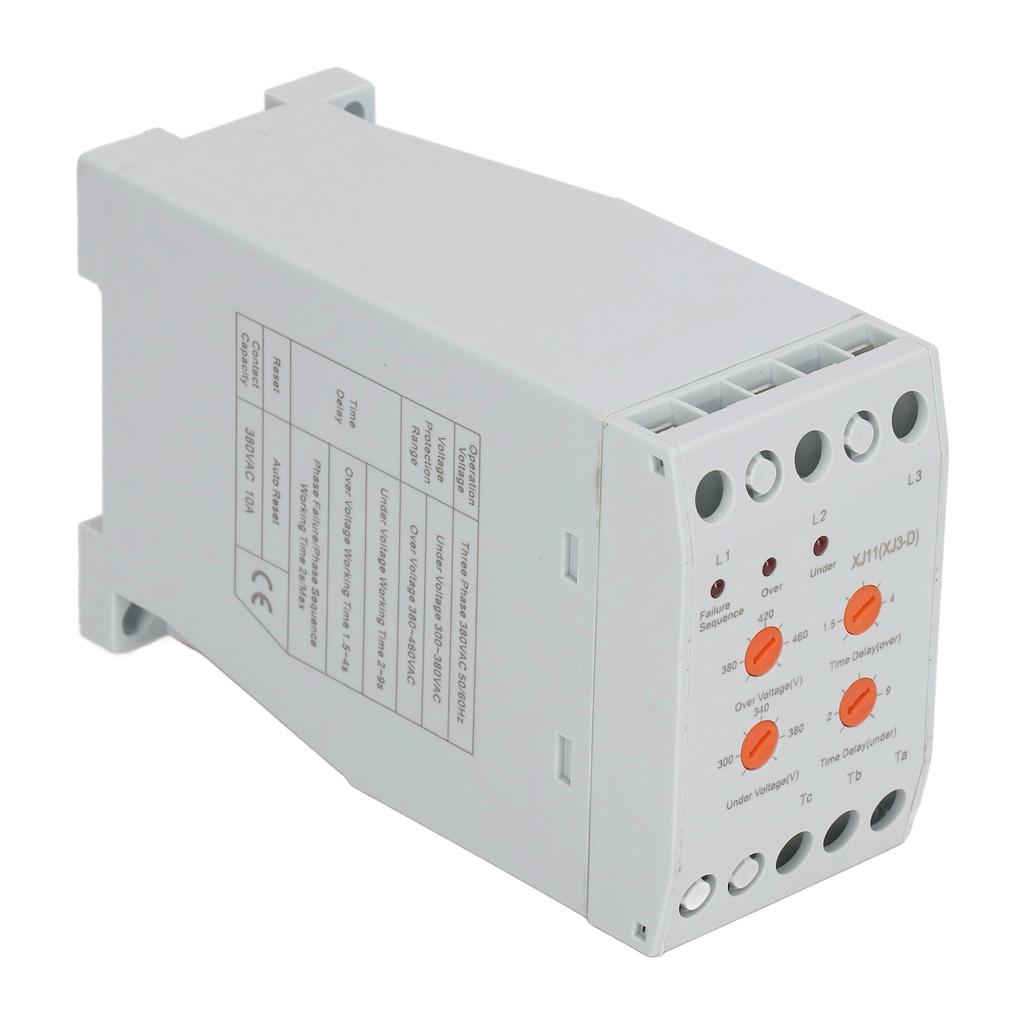 Реле контроля обрыва фаз и последовательности фаз, устройство защиты от перенапряжения, AC380V