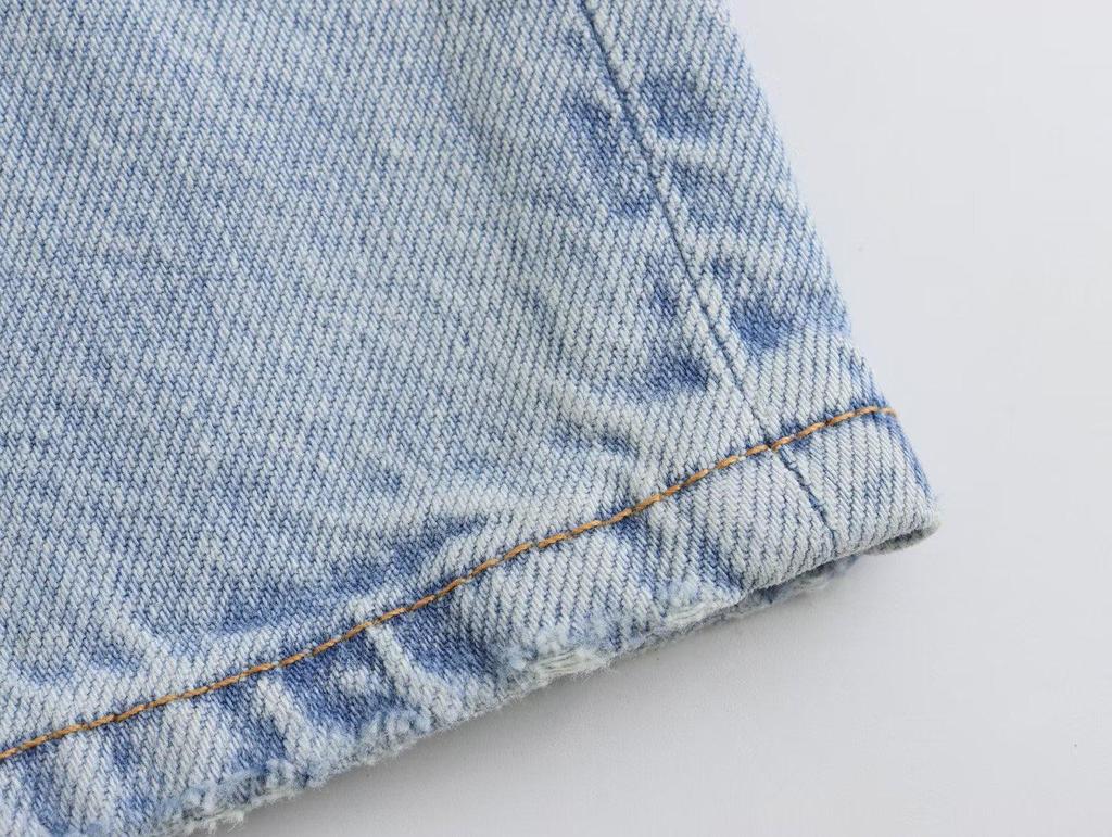 Осень 2023 г. Женские повседневные джинсы с широкими штанинами и средней посадкой, выбеленные