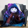 1pc Coraline (4) Blanket, Gift, for Men and Women, Soft Blanket, Good for Sofa Bed Couch Travel, Lightweight Flannel Blanket