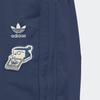 Adidas Оригинальные спортивные шорты X-Large Collaboration с вышитым логотипом, высокой талией, затягивающимся шнурком, мужские шорты темно-синего цвета IS0653