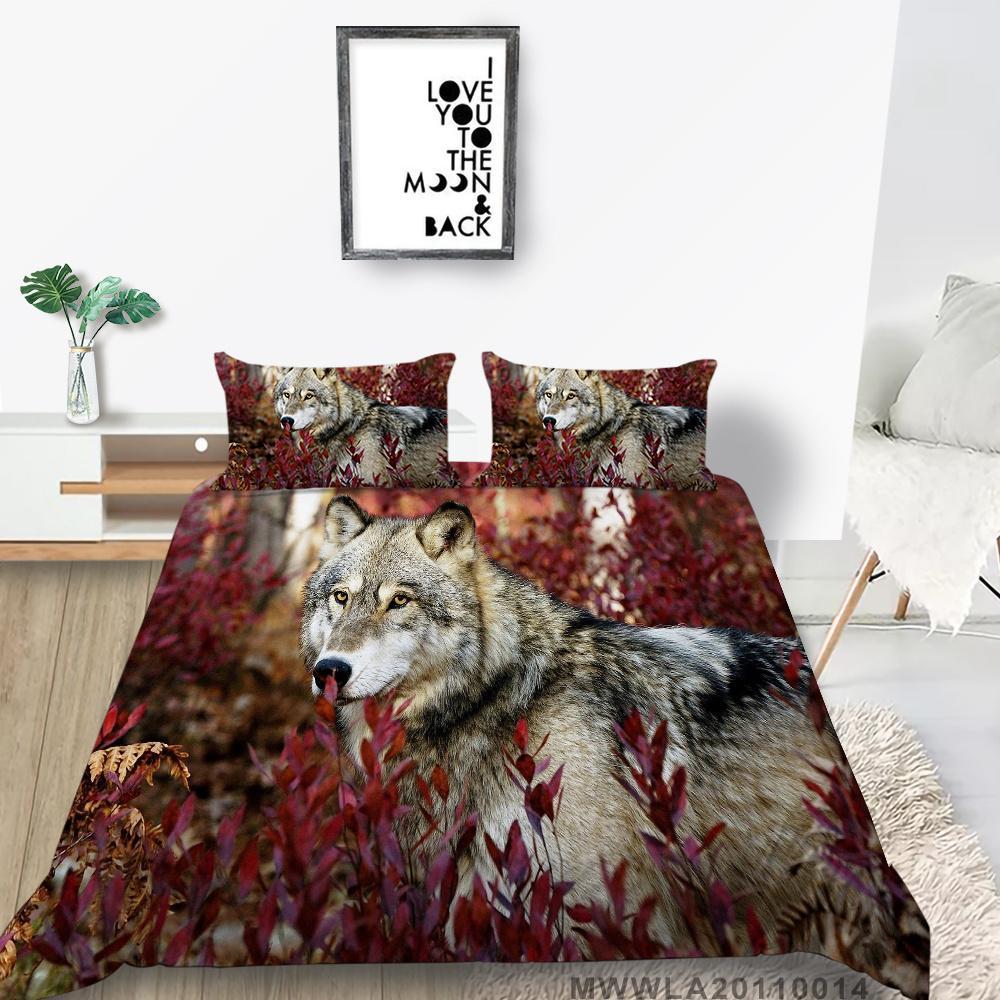 Покрывала для дома, новый модный пододеяльник из микрофибры, крутой волк, подарок для детей, детский пододеяльник