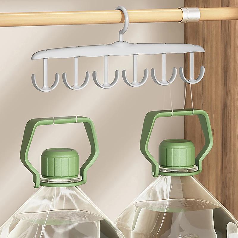1Pc Bra Hanger For Closet,360°Rotating Multi-Functional Racks With Hook For Camisole Hat Belt Bag,Saving Space Vest Storage Rack