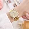 Luxury Women Watch Golden Rhinestone Fashion Women Quartz Watch Analog Wristwatch Lady's Gold Stainless Steel Bracelet Clock