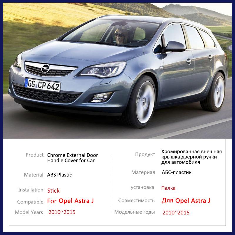 for Opel Astra J P10 2010 2011 2012 2013 2014 2015 Vauxhall Holden Carbon Fiber Door Handle Cover Trim Car Accessories Stickers