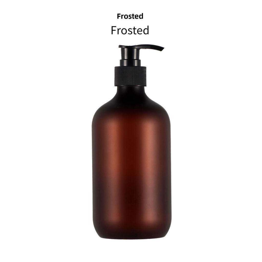 Бутылка для геля для душа и шампуня из матового ПЭТ-пластика на 500 мл