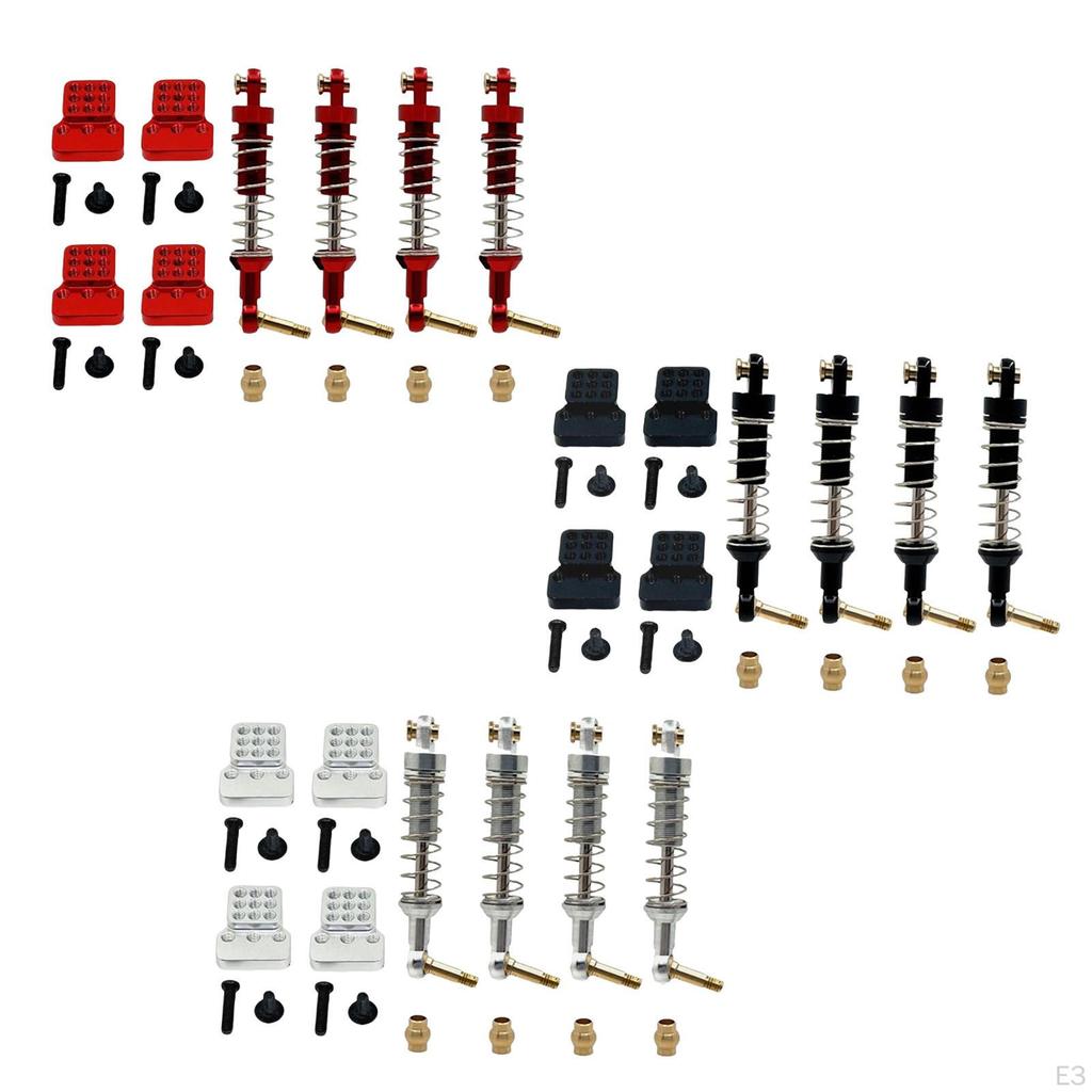 1/16 RC Car Shock Absorbers Spare Parts Aluminum with Mount Vehicle